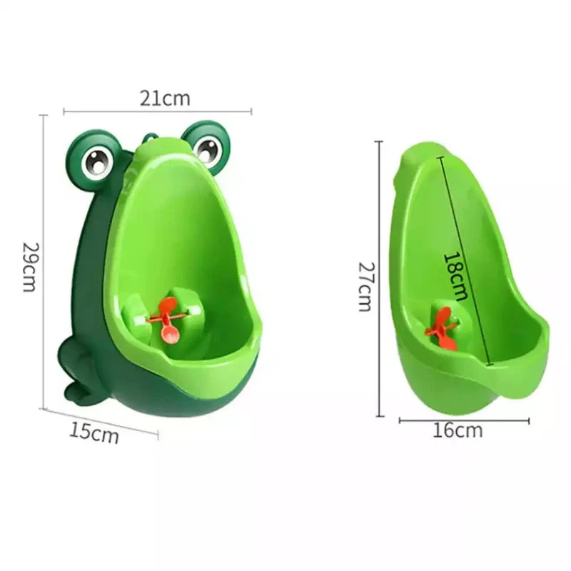 Urinario de Entrenamiento Baby Toilet Frog Color Verde