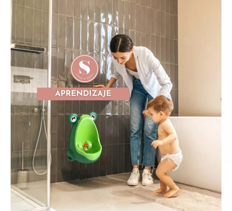 Urinario de Entrenamiento Baby Toilet Frog Color Verde