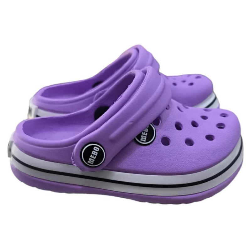 Chalas de Goma para Bebés y Niñas Tallas 18 a 23 Color Morado