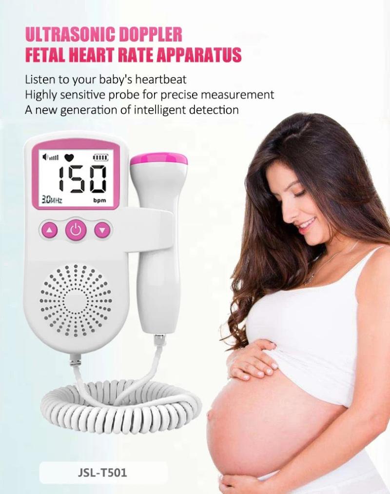 Monitor Fetal Doppler - Escucha los Latidos del Corazón de tu Bebé en Casa