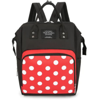 Mochila Pañalera con Bolsillos Amplios Estilo Minnie