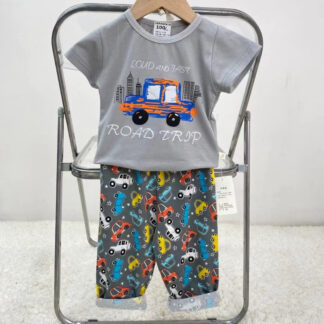 Pijama Niño Auto 100% Algodón Polera + Pantalón | Talla 1