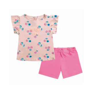 Conjunto Bebé Niña Aloha Girl con Short 2 Piezas 100% Algodón | Remate