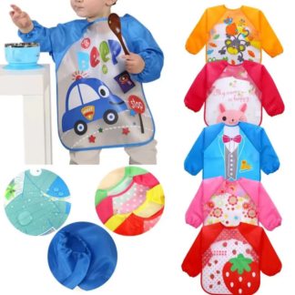 Babero Impermeable con Mangas | Delantal para Comer | Remate