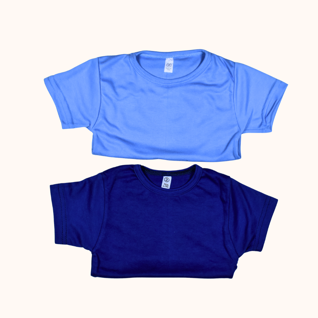 Polera Manga Corta Niño Niña 100% Algodón | REMATE Últimas - Imagen 9