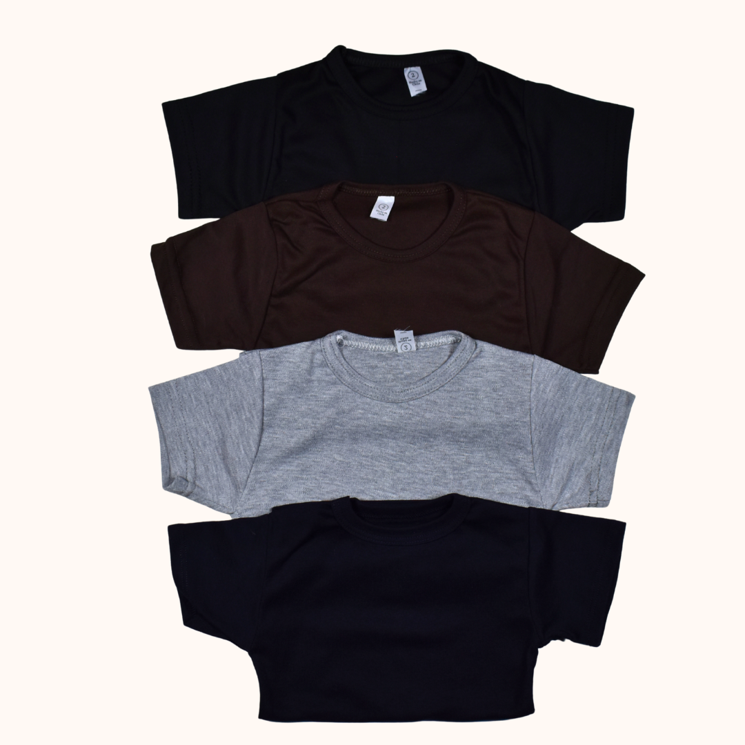 Polera Manga Corta Niño Niña 100% Algodón | REMATE Últimas - Imagen 7
