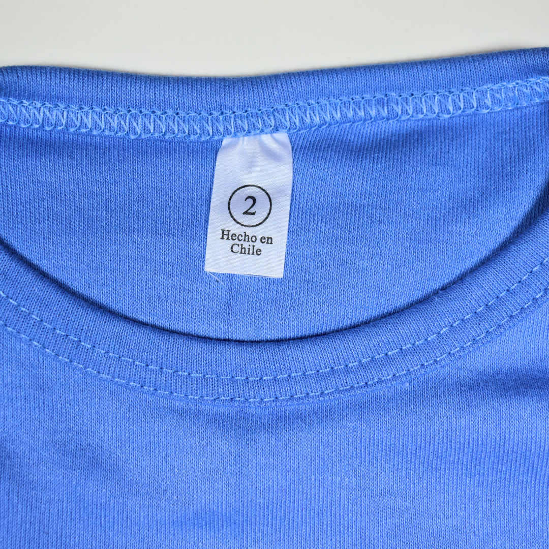 Polera Manga Corta Niño Niña 100% Algodón | REMATE Últimas - Imagen 5