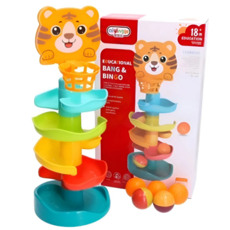 Juego Torre Espiral con Pelotas para Bebé | Estimulación Temprana