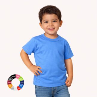Polera Manga Corta Niño Niña 100% Algodón | REMATE Últimas