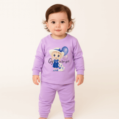 Pijama Piel de Durazno Infantil – Muñeca 3 Colores (1–4 Años)