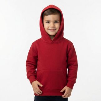 Polerón Canguro Capucha Niño Niña 100% Algodón | Tallas 2 a 16
