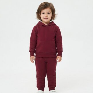 Conjunto Buzo Algodón Polerón Canguro + Pantalón Puño Tallas 2 a 16