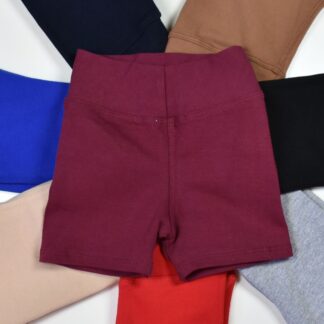 Calza Corta Niña Algodón Pretina Alta | Tallas 4-10