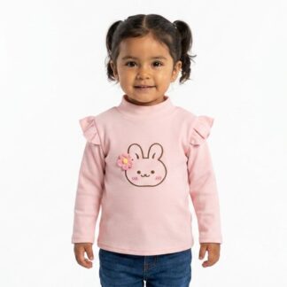 Beatle Afranelado Bebé | Diseño Conejita | Tallas 1 a 5 Años