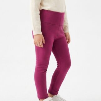 Calza Plush Niña Algodón Forrada Invierno | Tallas 4 a 12