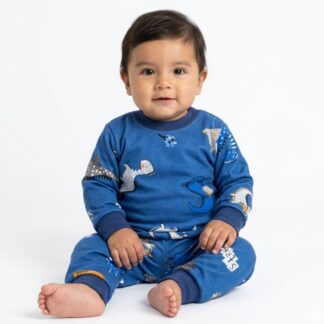 Pijama Afranelado Niños Diseños Surtidos Tallas 1 a 4 Años