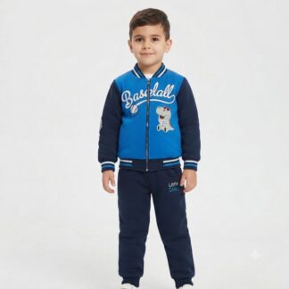 Buzo Polar Niño 3 Piezas Baseball | Invierno Remate
