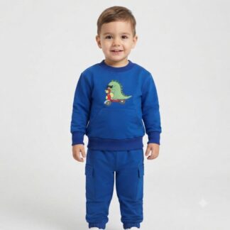 Buzo Algodón Niño Dino | Conjunto Invierno Remate