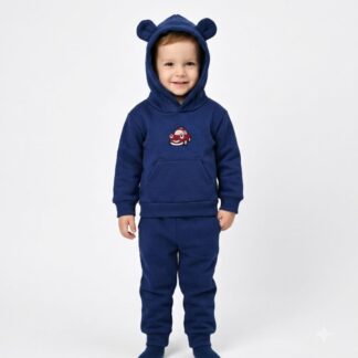 Buzo Polar Niño Plush con Capucha | Abrigado Remate