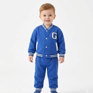 Buzo de Algodón Niño Estilo Universitario | Tallas 1 a 4 Años | Remate $3.990