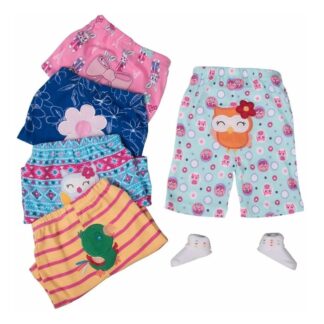 Pack 5 Shorts 100% Algodón Bebé – Diseños Surtidos | Remate