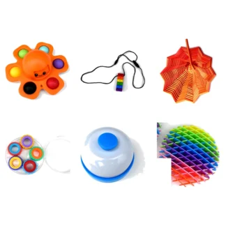 Kit sensorial 6 piezas para niños