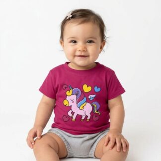 Polera de algodón para niña con estampados | Liquidación