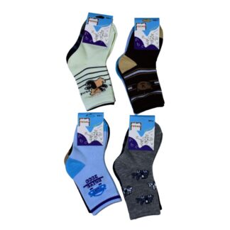 Calcetines Largos Algodón delgado, Pack 6 y 12 pares surtidos | Tallas 2 y 4